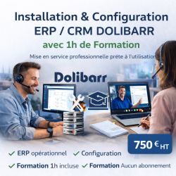 Mise en place ERP DOLIBARR – Configuration + formation incluse