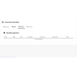 ClearStock Bundler – Déstockage automatique intelligents PrestaShop